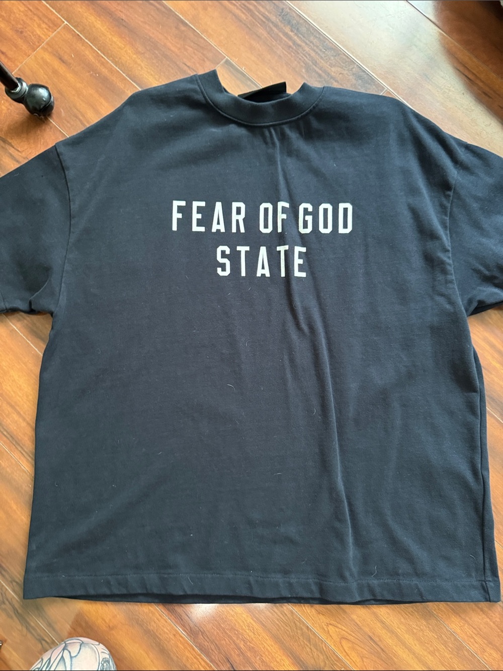 Essentials Fear of God State Black Graphic Tee